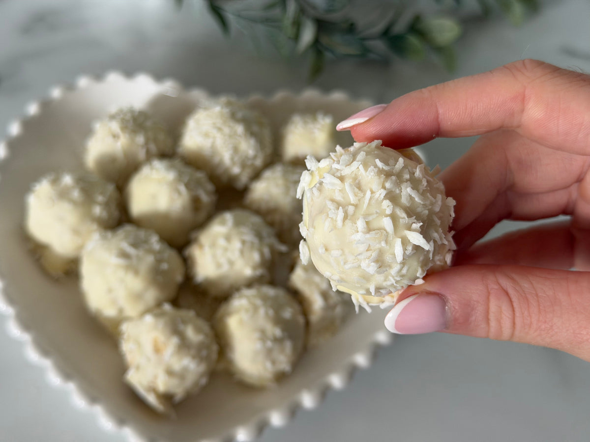 White Chocolate & Coconut Truffles